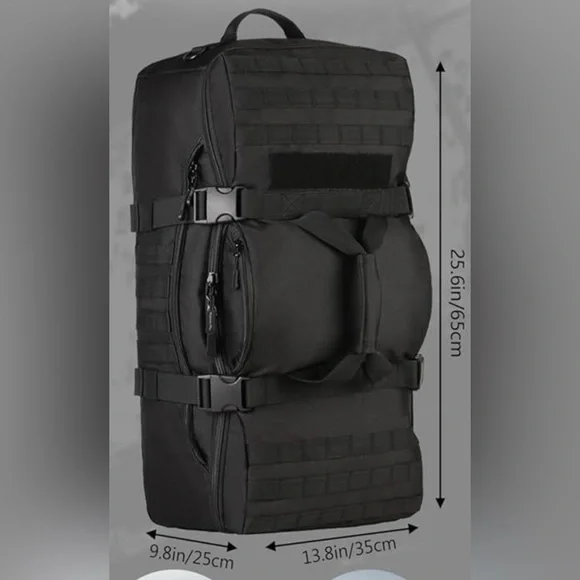 Black Tactical Men’s Bag